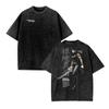New Jujutsu Kaisen Zenin Maki Anime Tshirt Gothic Y2k Vintage Washed T-shirt Men's Unisex Clothing Cotton Tees Tops 2026 New Summer