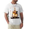 Shinjuku lights in Sensoji Pagoda TShirt Work Wear Breathable Tee