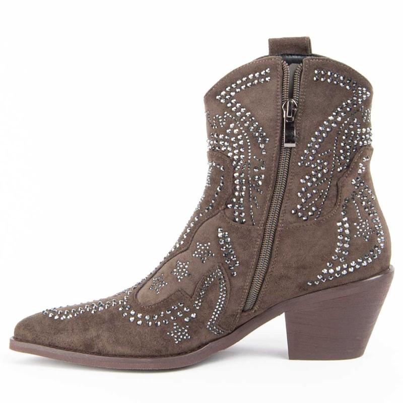 Botín De Tacón Para Mujer.  Montevita  Botirey11  100927