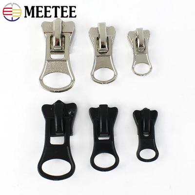 5-50 Stuks Meetee 3#5#8# Ritsglijder voor Hars Ritsen Tas Kleding Ritsen Trekkop Rits Reparatiekit Vervanging Naaibenodigdheden
