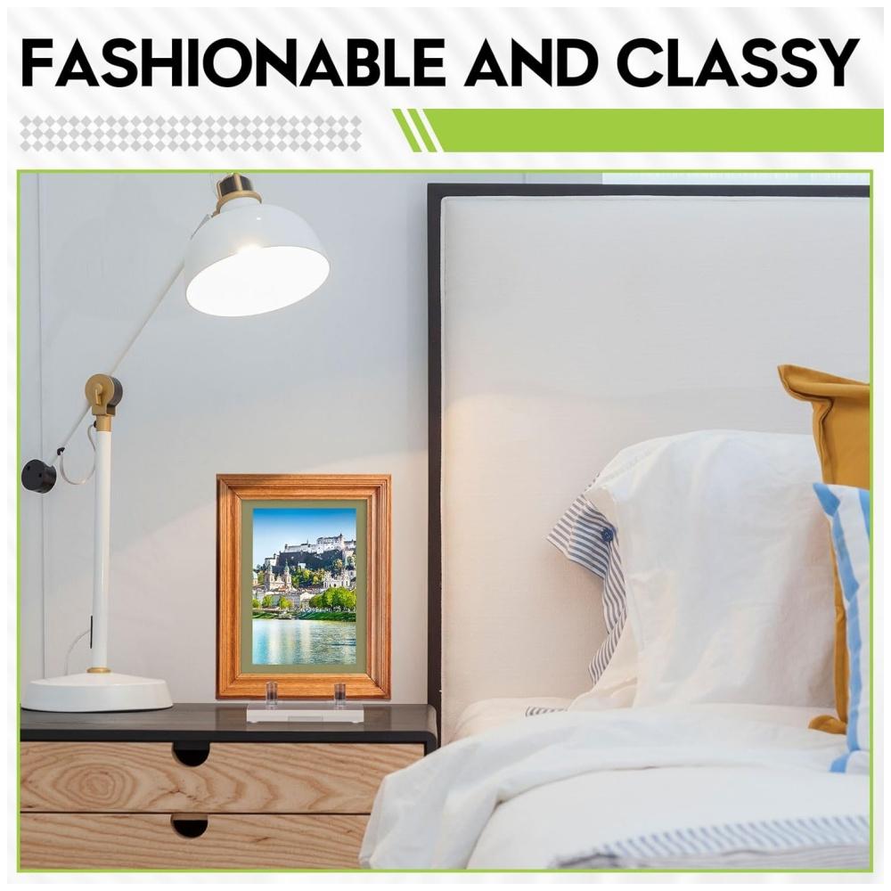 YX157 Genomskinlig Akryl Displayställ Fotobok Målning Hållare Mångsidigt Staffli