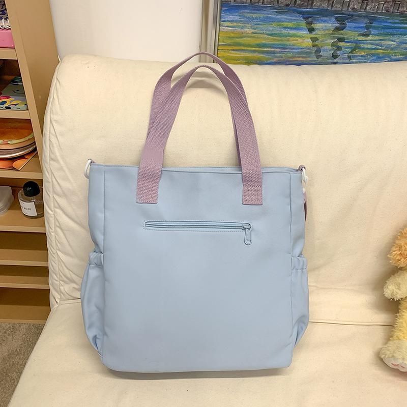 Torba crossbody damska przezroczysta torebka duża pojemność studencka torba na ramię