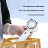 Cat Ear Handheld Spray Humidifier Fan with USB Charging, Three-Speed Settings, and Low Noise