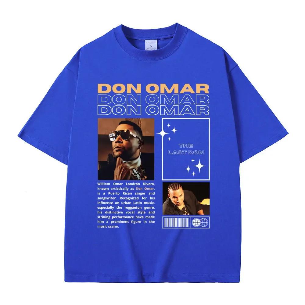 Rare Singer Don Omar The Last Don Graphic Tshirts Unisex Wounisex Hip Hop Vintage Oversized Tshirt Male Fashion Casual Cotton T Shirt