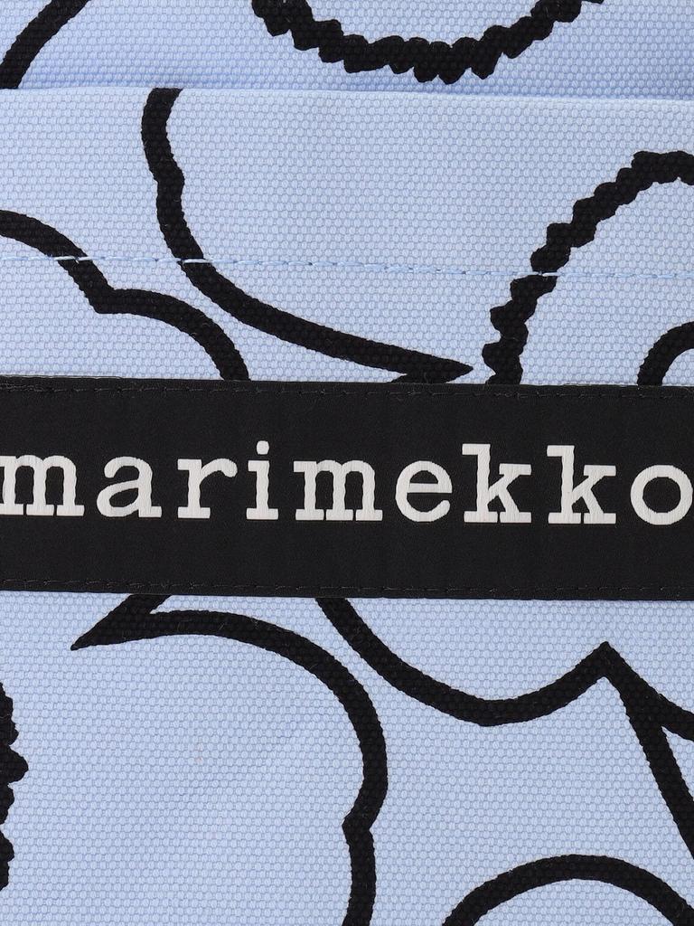 Marimekko Piirto Unikko Lunchbag Tote Bag (Japan Exclusive) Women's, 52152259294020, Light Blue x Black