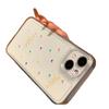 The full-screen little heart is suitable for iPhone 11/12/13/14/15/16 Pro Max transparent TPU phone cases