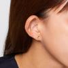 Vendome Aoyama Earrings K18 Yellow Gold Diamond Square AGVA1531 DI [Official]