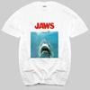 Summer Tshirt Men Brand Teeshirt Jaws Movie Vintage Poster Licensed Adult T Shirt New Cotton Man T Shirt Drop Shipping