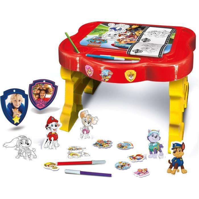 Creative Desk - Paw Patrol - LISCIANI - Coloring and Playing Board with the Characters of the Paw Patrol Team