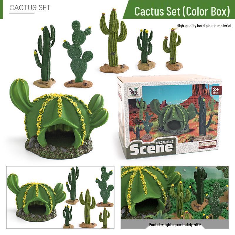 Creative DIY Dinosaur & Tree Micro Landscape Ornaments Model