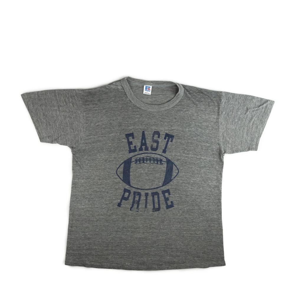 Vintage 1980's Russell East Pride Football Tee Shirt