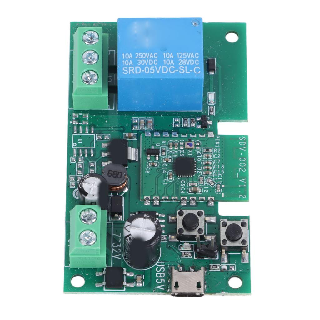 Intelligent Switch Breaker Module Inching and Self Locking Smart APP Control Relay Module 7‑32V