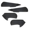 4pcs Microfiber Leather Door Panel Cover For Ford Focus 2009 2010 2011 2012 2013 2014 Car Interior Door Armrest Cover Trim