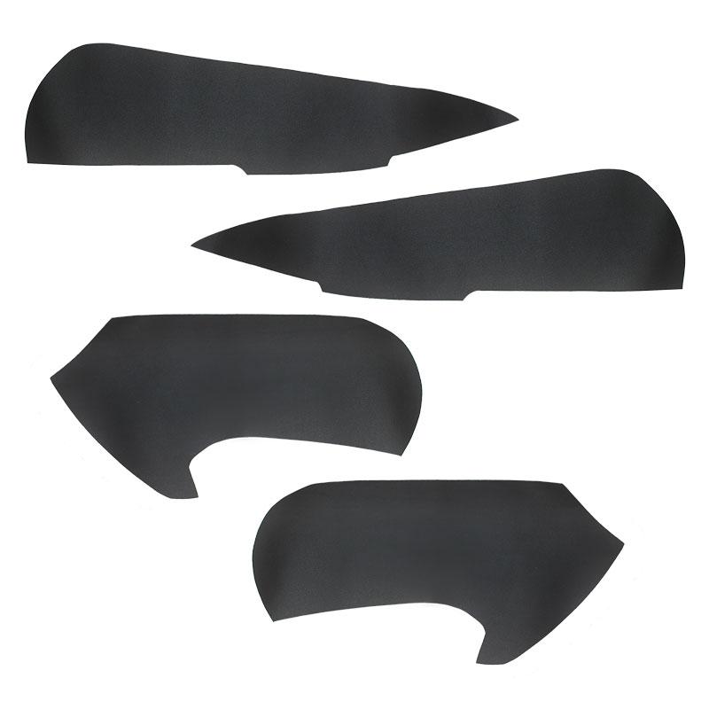 4pcs Microfiber Leather Door Panel Cover For Ford Focus 2009 2010 2011 2012 2013 2014 Car Interior Door Armrest Cover Trim