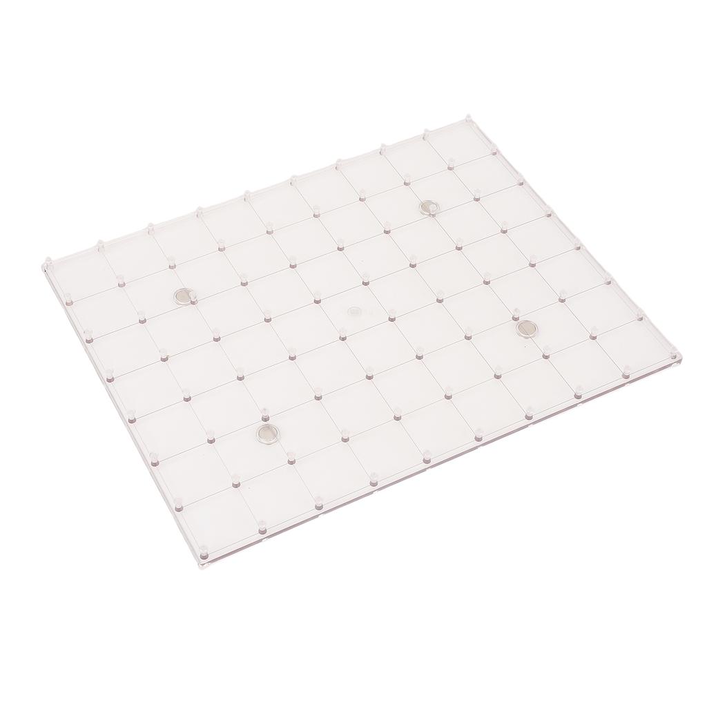 Geometry Board Plastic Double Sided 80 Pins Multifunctional Rubber Band Peg Board for Home