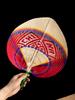 Handmade Bamboo Fan Color Fan Summer Durable Woven Old-Fashioned Large Fan Banana Chinese Ancient Style Portable Cattail Fan