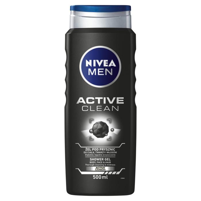 Nivea Men Charcoal Enhanced Shower Gel, 500ml