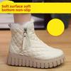 Warm Fleece Lined Thick Bottom Snow Boots Women's Winter Shoes Boots Comfortable Casual Round Toe