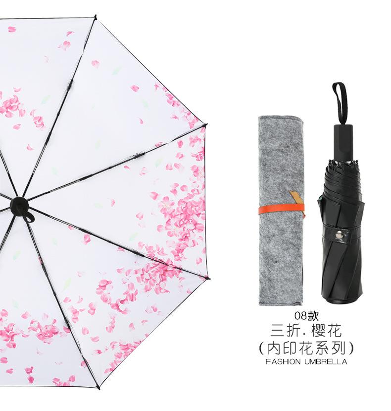 

Креативный виниловый зонт-бабочка для улицы, тройной зонт, защита от солнца, защита от ультрафиолета, зонт от солнца 53cm