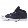 Ctas High Street Comfortable and Versatile Wear-resistant and Lightweight High-top Canvas Shoes Unisex Blue and White