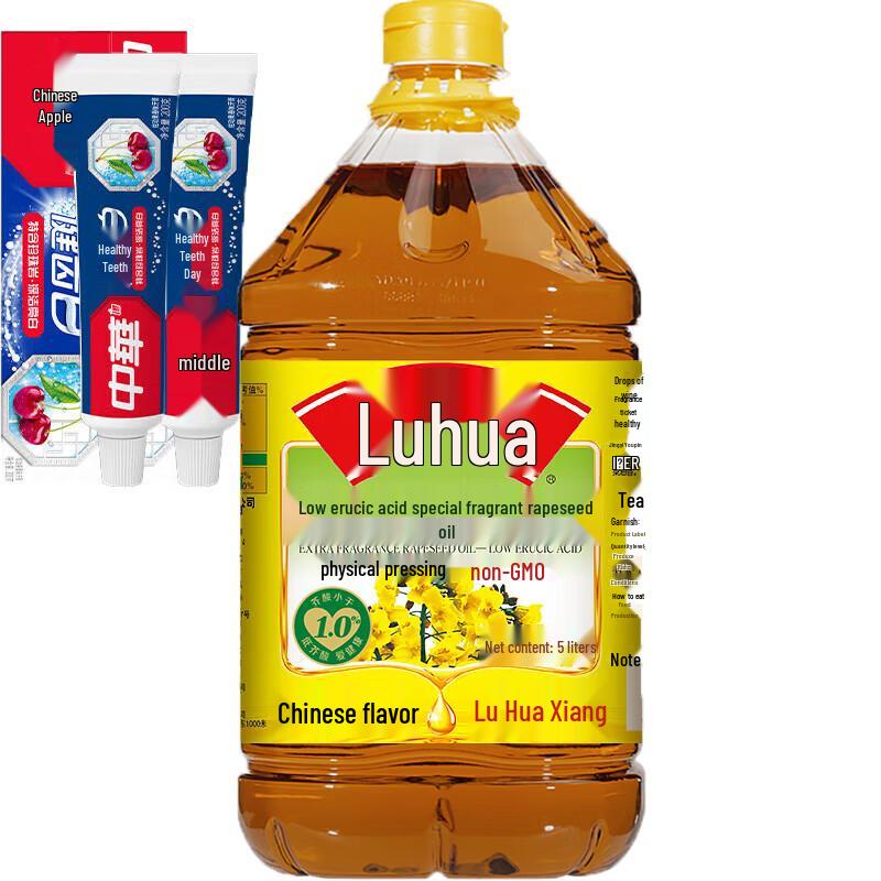 

Chunghwa Baking Soda Fruit Toothpaste & Luhua Rapeseed Oil Combo