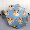 1pc Hamster Print Automatic Folding Umbrella - Portable Collapsible 8-Rib Umbrella for All Seasons Yy251119153