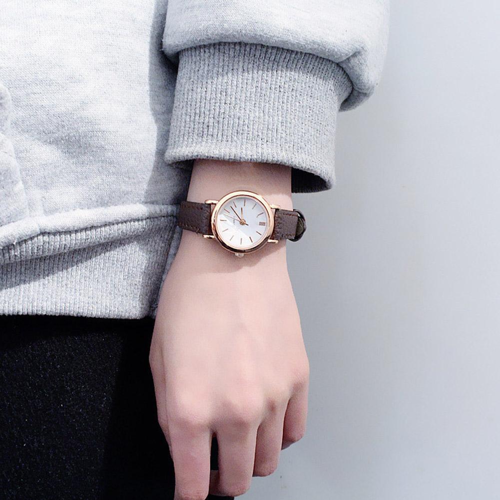 Fashion Small Dial Women Watches Casual Leather Band Quartz Watch Lovely Square Dial Watch Wristwatch Women Watch