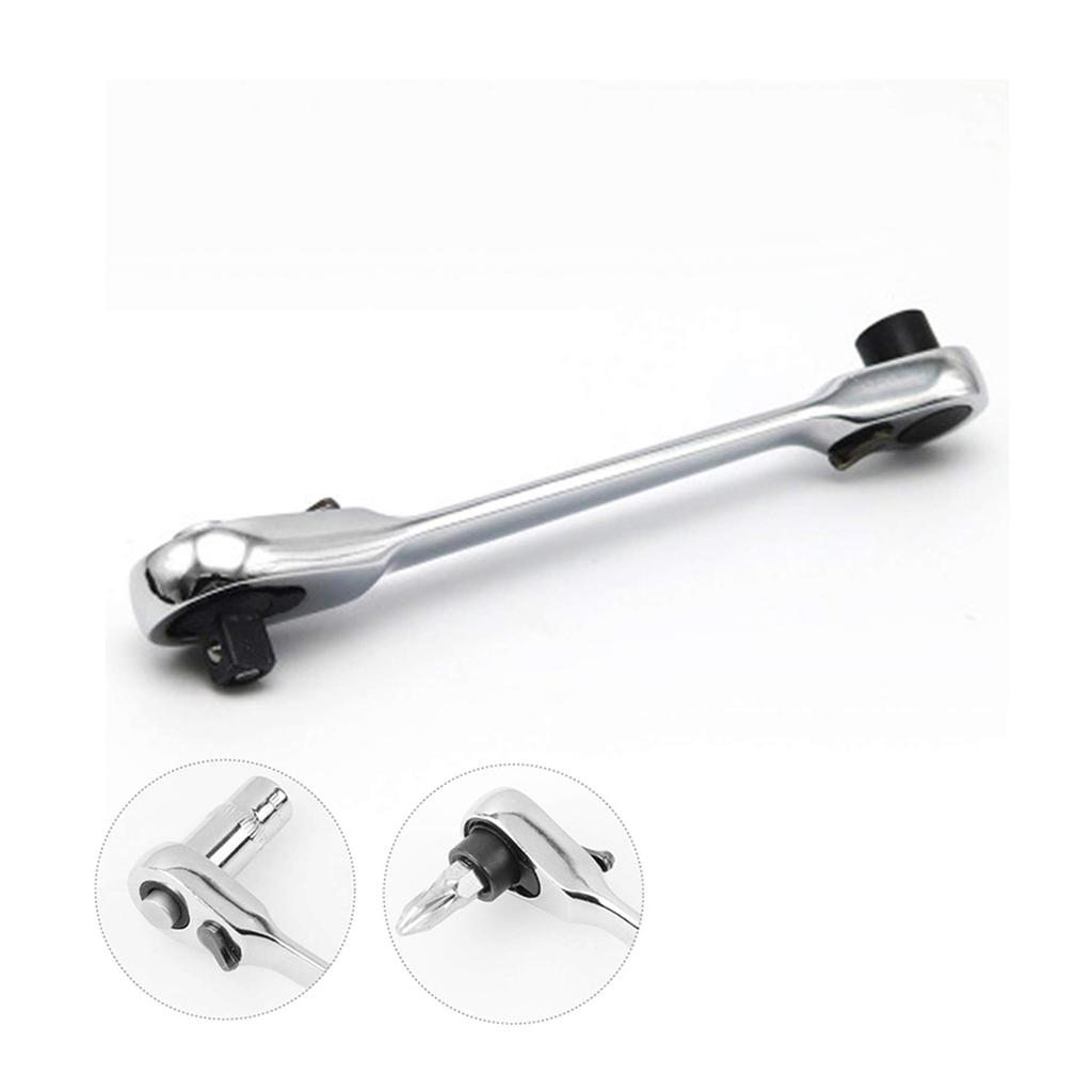 1/4 Ratsche Doppelkopf Sechskant Drehmomentschlüssel Auto Werkzeuge Demontage Spezielles Entferner Werkzeug Wartung Automobil Mechanisch