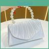 Fashion Womens Polyester Clutch Evening Bag With Beaded Embellishments For Party And Formal Events