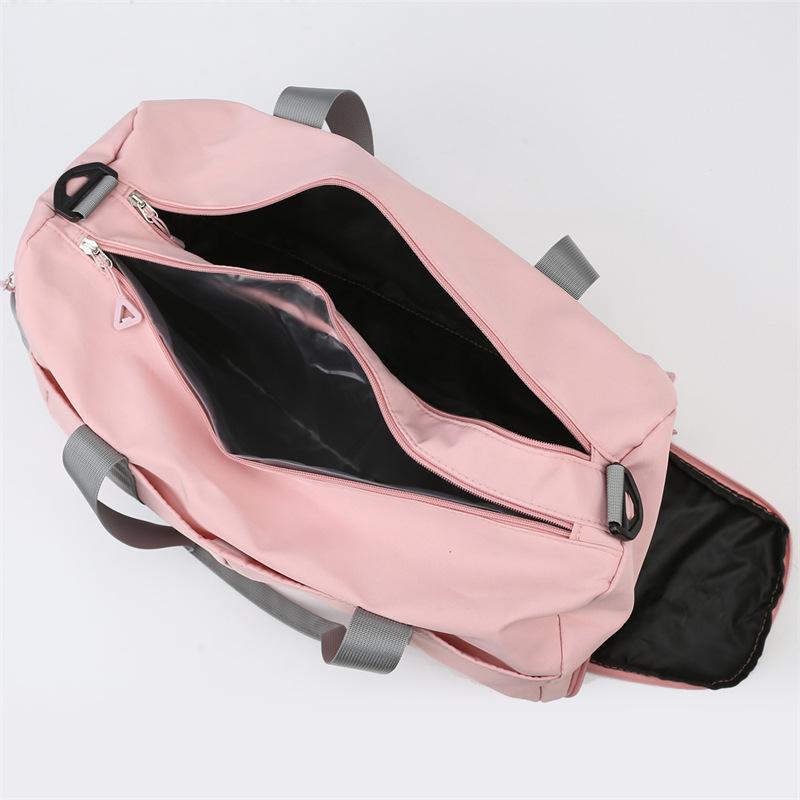 Travel bag, short-distance business trip, large-capacity duffel bag, delivery accommodation, storage bag, boarding can be set, tie rod portable