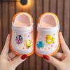 Sandalias de verano para niños, mulas para niñas, zapatillas de bebé de dibujos animados, calzado para jardín plano de dibujos animados de verano para niños