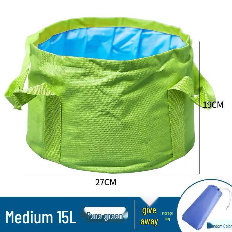 Faltbares Reisefußbad: Tragbares Becken zum Fußbad, Gesichtwaschen und für die Wäsche. Perfekt für Zuhause und den Außenbereich.