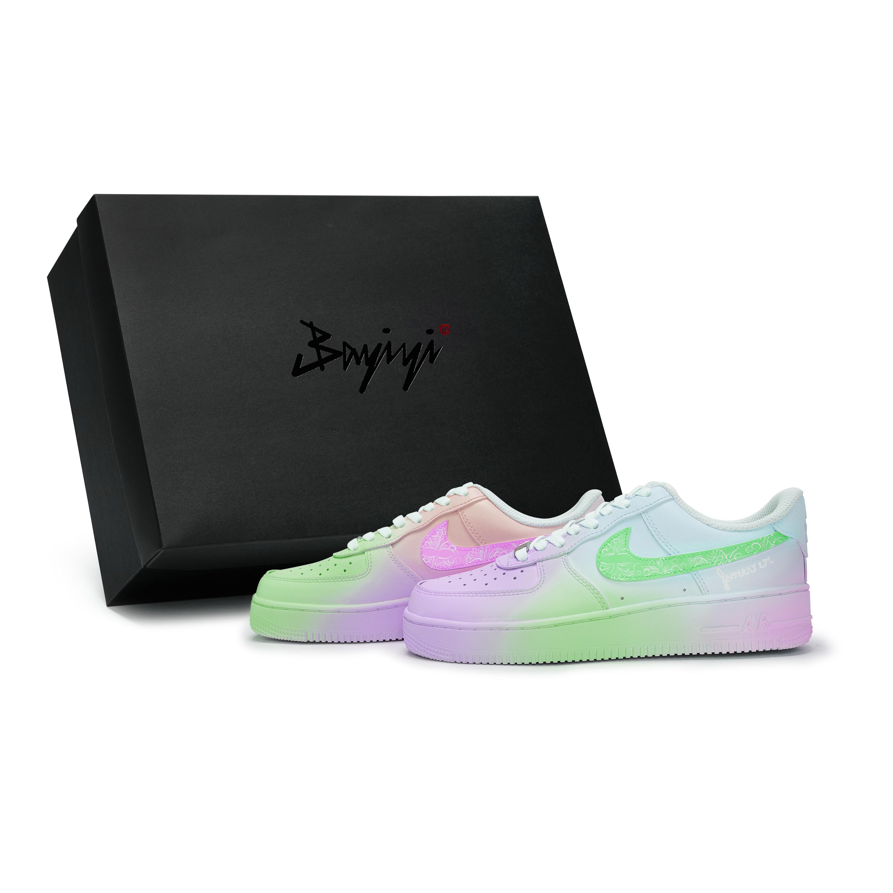 

Nike Air Force 1 Skateboard Shoes Unisex Low Top Blue/Green/Purple/Orange CW2288-111(Team80-SBOX) 37.5