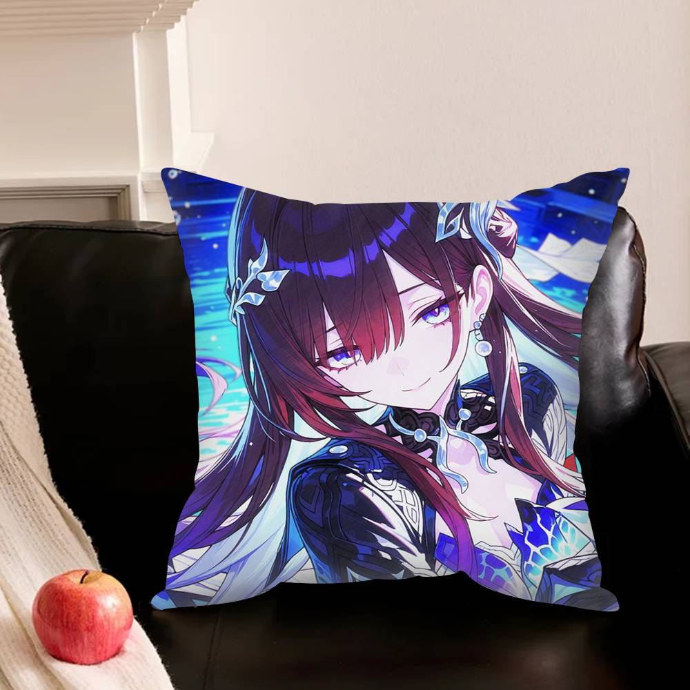 Game H-Honkai Star Rail Pillowcase For Sofa Room Office Decor Printing Protector Cushion Cover Valentine Gift Custom