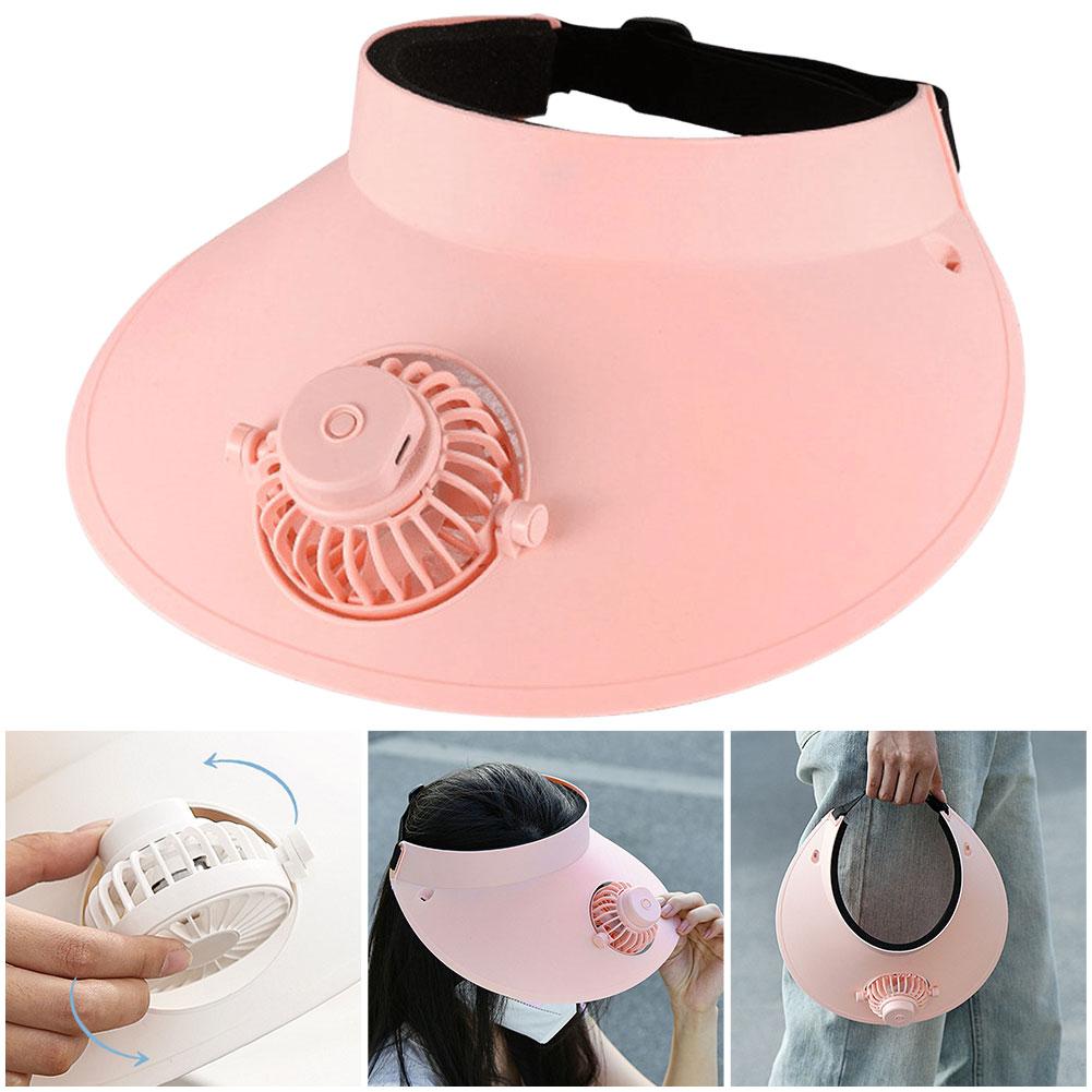 Breathable Cooling Fan Hat with Fan Three Temp Settings Beach Hat Beach Cap for Women for Sun Protection and Outdoor