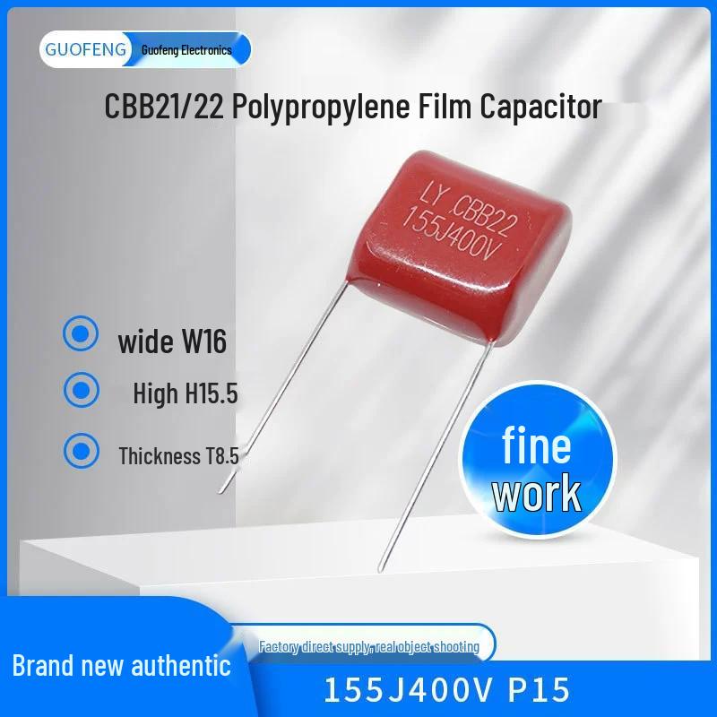 Metallized Film Capacitor 1.5uF 155J 100V-630V CBB21/22 K CL