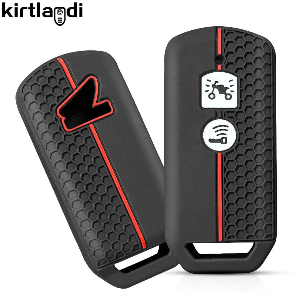 

Silicone Key fob Case Cover Keychain For Honda Forza 125 300 350 750 ADV Pcx 125 Xadv Super Cup SH150i SH300 Sh125 XAV Xlov SH