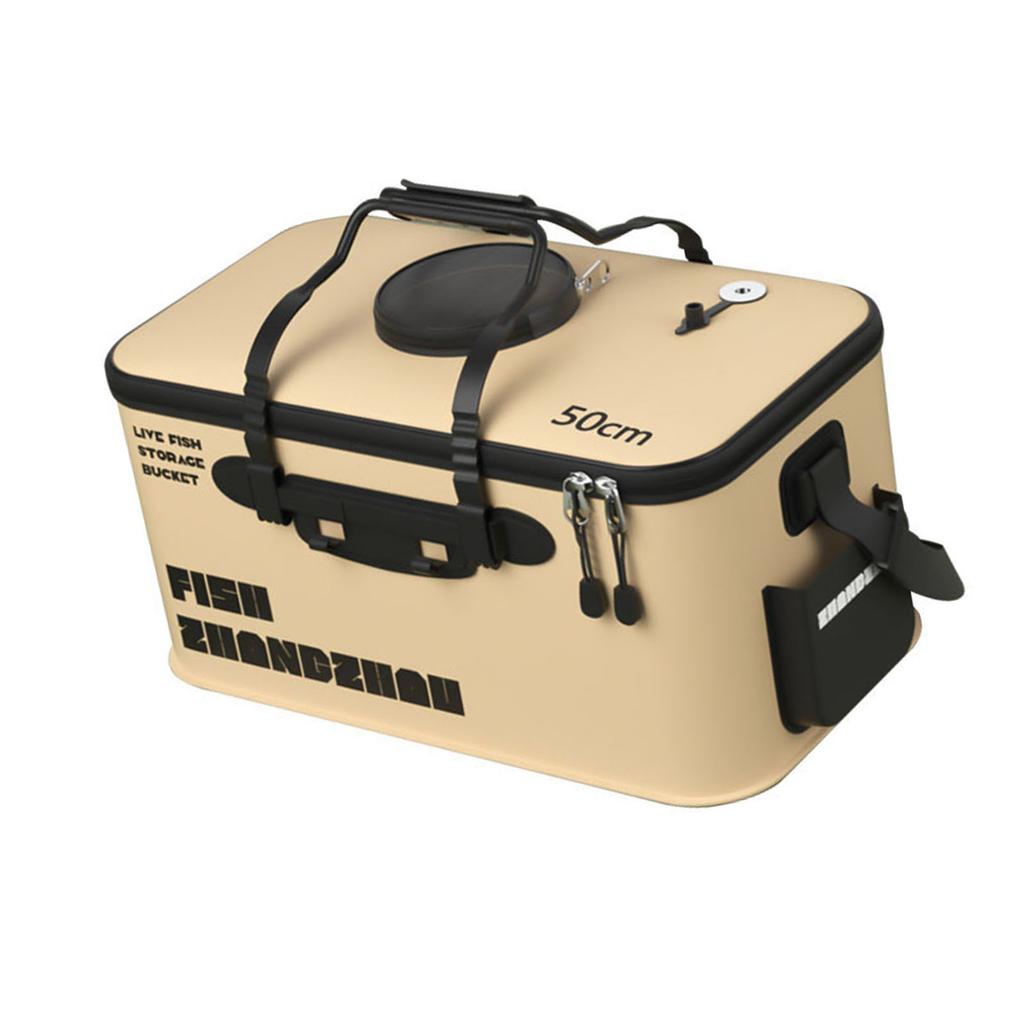 Fishing Fish Box Portable EVA Live Fish Bucket Fishing Accessory Fishing Tackle Multifunctional Live Fish Baits Bucket