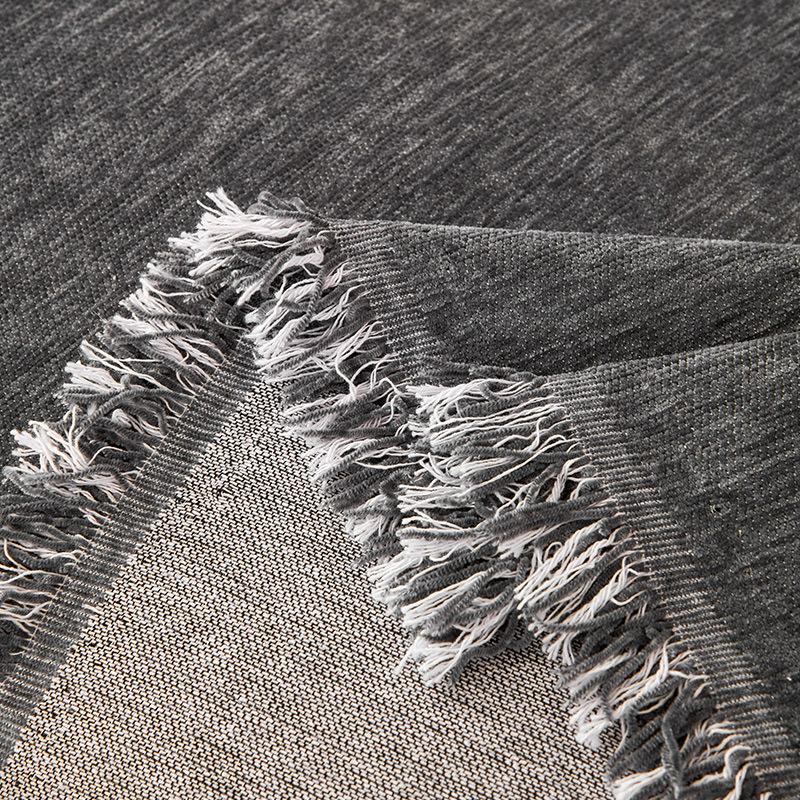 Grey Chenille Sofa Cover Cloth Non-slip Cushion Universal All-inclusive Simple Cover Towel Blanket.