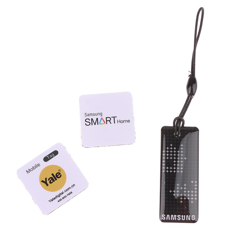 Fingerabdruck Türschloss Nfc Rf Aufkleber Elektronischer Schlüsselanhänger 13.56Mhz Ic Karte Smart Tags Schlüsselanhänger Zugangskontrolle