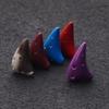 Mini 6 Holes Alto Tone C Necklace Ocarina Ceramic Black Pottery Flute Instrument With Hang Rope 7 Colours Optional