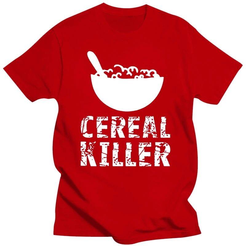 Cereal Killer Fun T-shirts for Both Men and Women - New Adult T-shirt Gifts From Our Adult Casual T-shirts