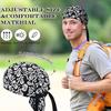 1 ks Cyklistická lebka Pirátská čepice Pásek na hlavu Bandana Pokrývka hlavy Prodyšná vložka do helmy Proti pocení UV Sportovní čelenka Šátek pro muže a ženy