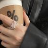 Trendy Minimalist Korean Vintage Stacking Rings for Women - Influencer-Approved Light Luxury Style.