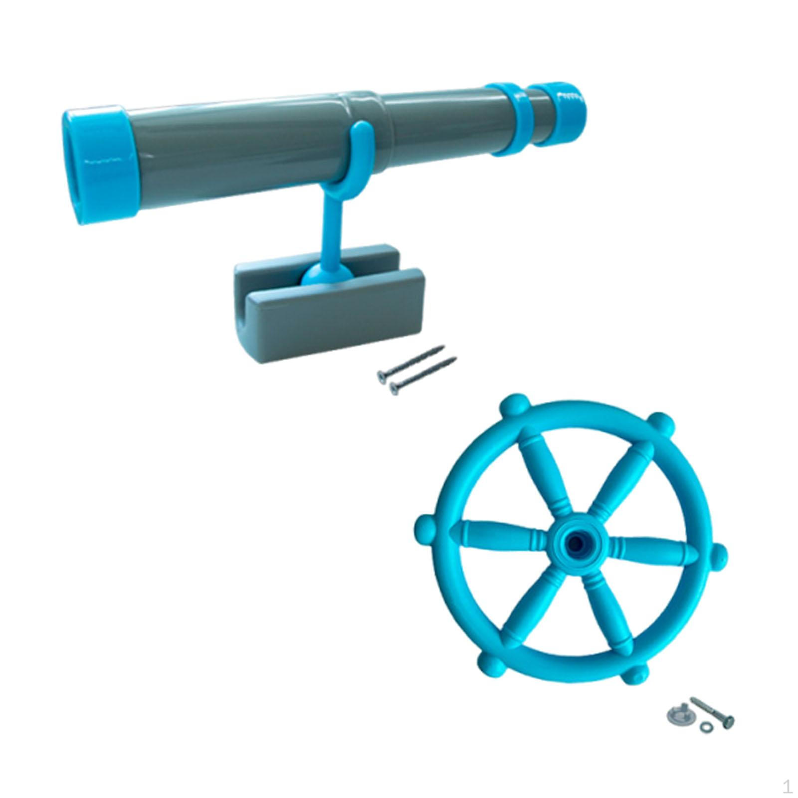 

Children s Outdoor Play Equipment Set with Accessories for Fun Blue Gray