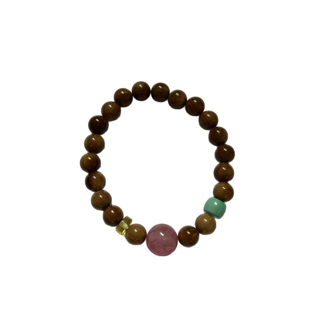 Handmade Natural Beaded Bracelet - Retro Literary Style.