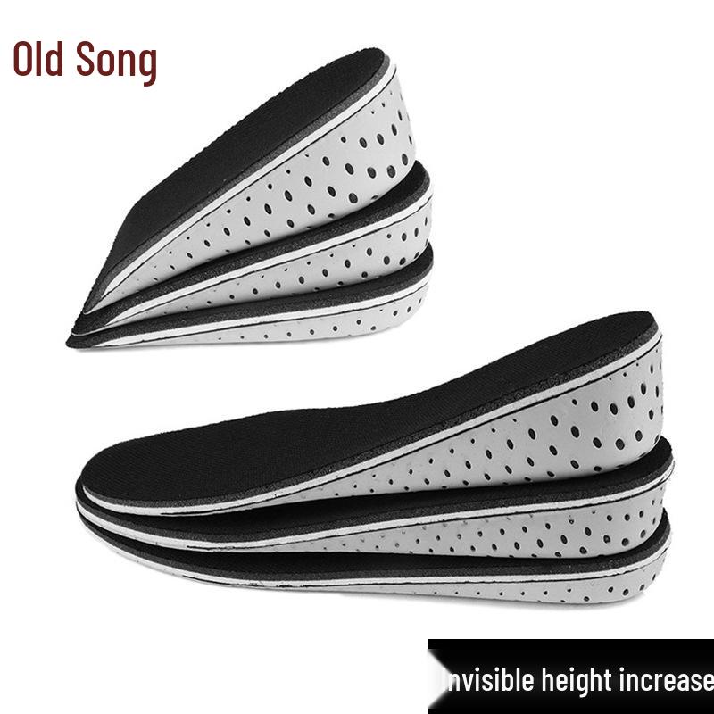 Дышащая спортивная полустелька из ЭВА, увеличивающая рост, с регулируемой высотой, невидимая 4.5CM Increase