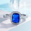 New 925 Sterling Silver Ring Shines Simplicity Crystal Zircon Fashion Exquisite For Women Jewelry Wedding Engagement Gift PartyGood Product