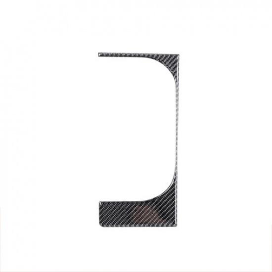 Soft Carbon Fiber + Rubber Car Center Cup Holder Panel Cover For Tundra 2014-18