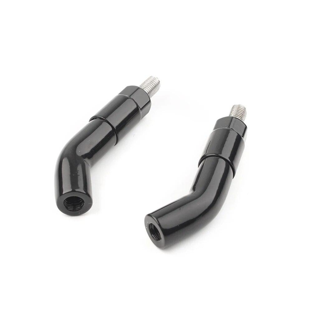For Harley Davidson Iron Motorbike Mirror Stem Extenders  1200 XL1200NS 2018-  Aluminum Black